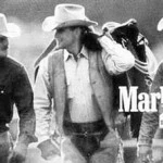 Några Marlboro män i reklamkampanjen.