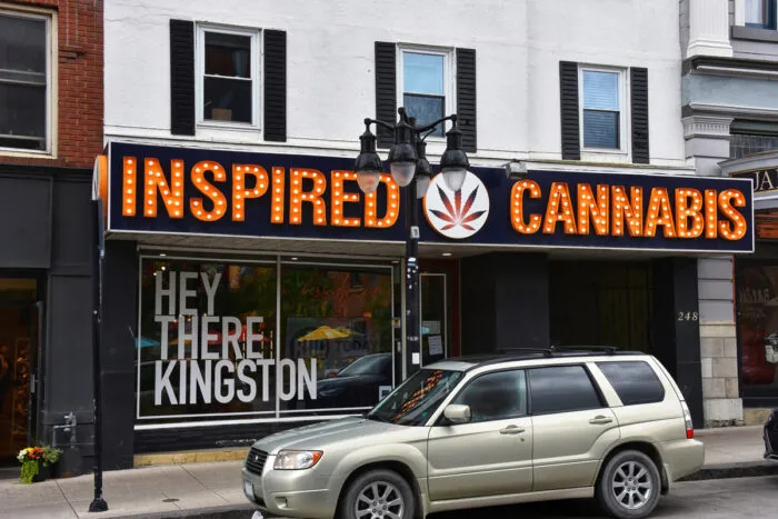 Inspired Cannabis shop in Kingston, Ontario, Canada