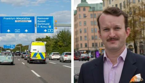 Tysk trafik och Jakob Sidenvall