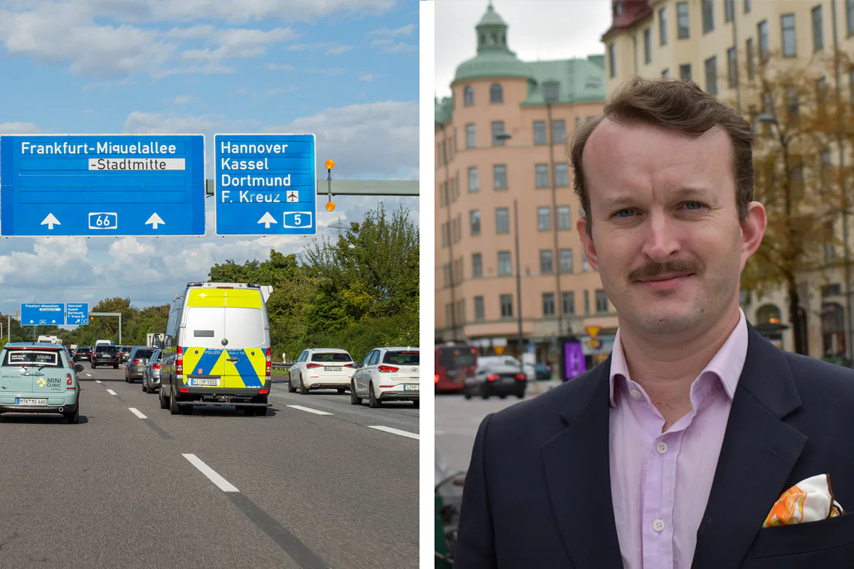 Tysk trafik och Jakob Sidenvall