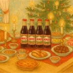 Julbord med julmust