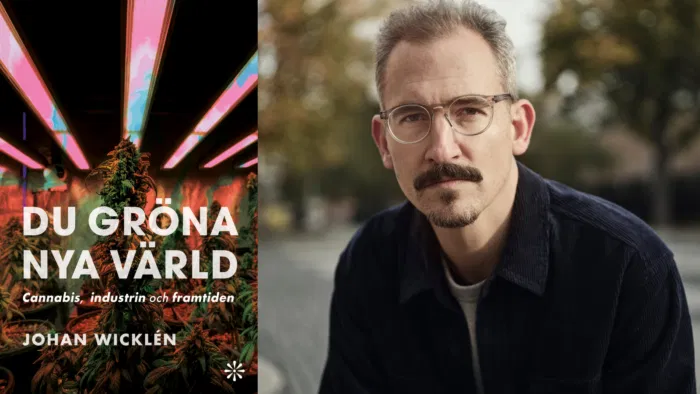Bok och porträtt Johan Wicklén.