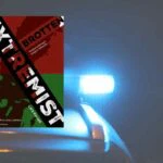 Bokomslag mot blåljusbagrund