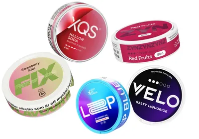 Vitt snus med godis smak