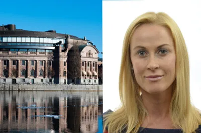 Riksdagshuset och Katja Nyberg