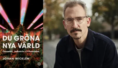 Bok och porträtt Johan Wicklén.